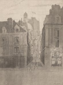 Calle en Dieppe de Walter Richard Sickert